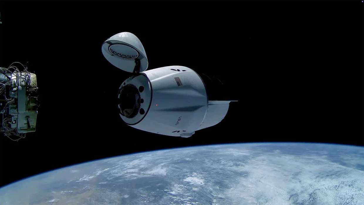 SpaceX cargo spacecraft successfully docks with the International Space Station