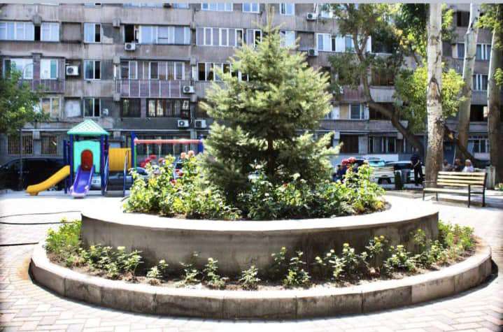 Բոքսի բակում իրականացվել են բարեկարգման աշխատանքներ