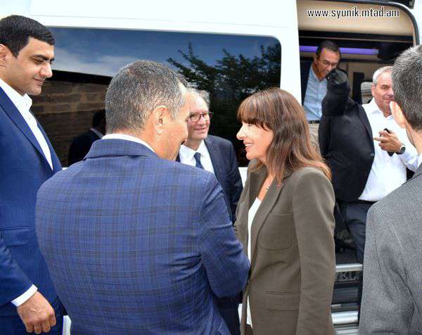 The mayor of Paris is in the Syunik region