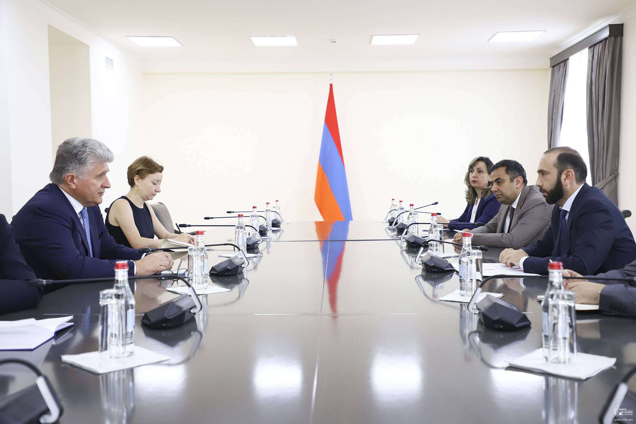 Ararat Mirzoyan presented RA's position on the processes aimed at establishing stability and peace in the region
