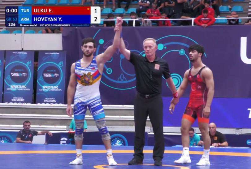 Յուրա Հովեյանը հաղթել է թուրք մրցակցին և նվաճել բրոնզե մեդալ