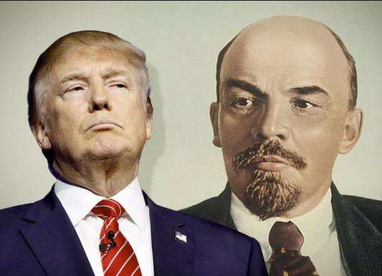 Trump quoted Lenin. "Turns out he's right."