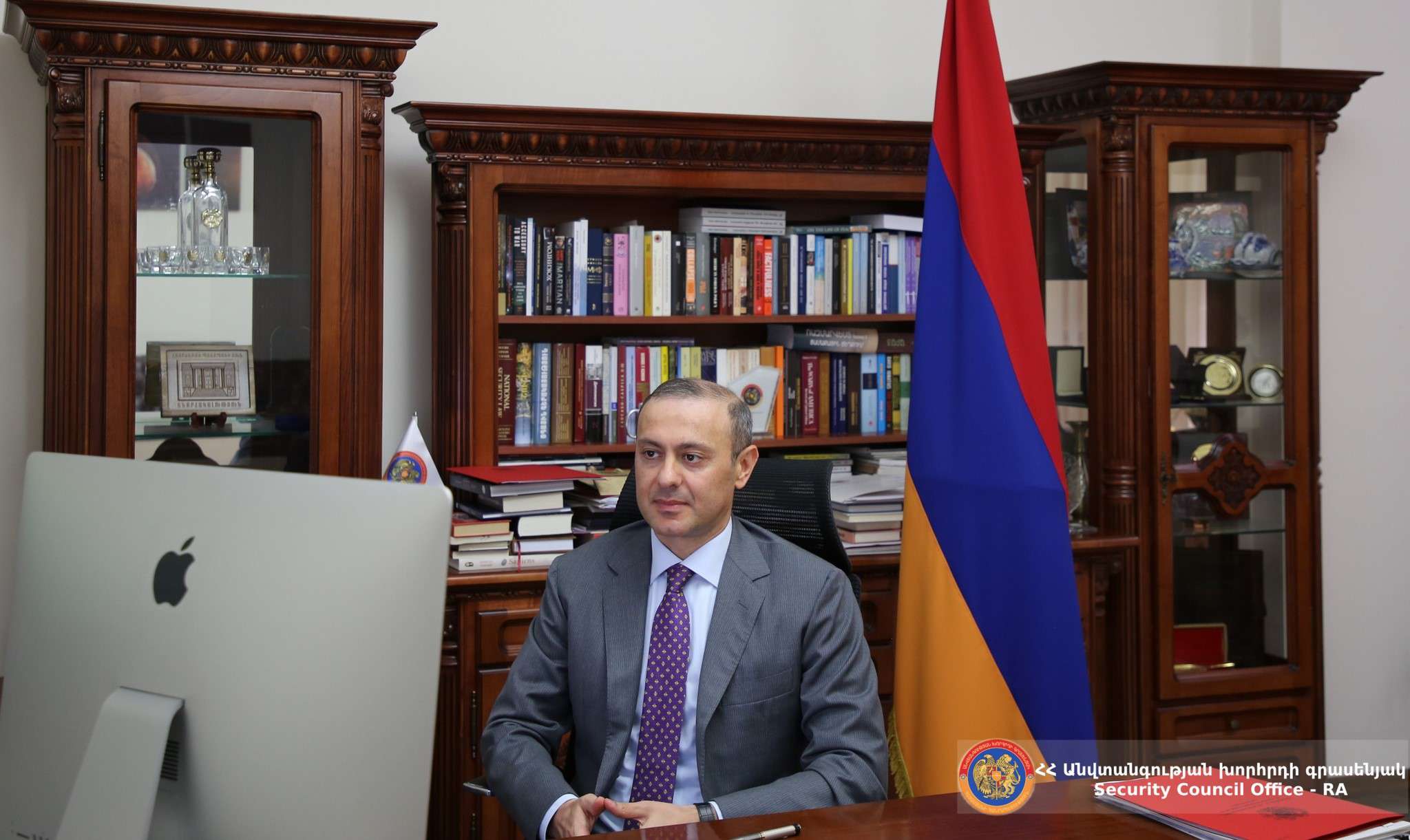 Արմեն Գրիգորյանն առցանց մասնակցել է «Ուկրաինայի խաղաղության բանաձև»-ին նվիրված համաժողովին