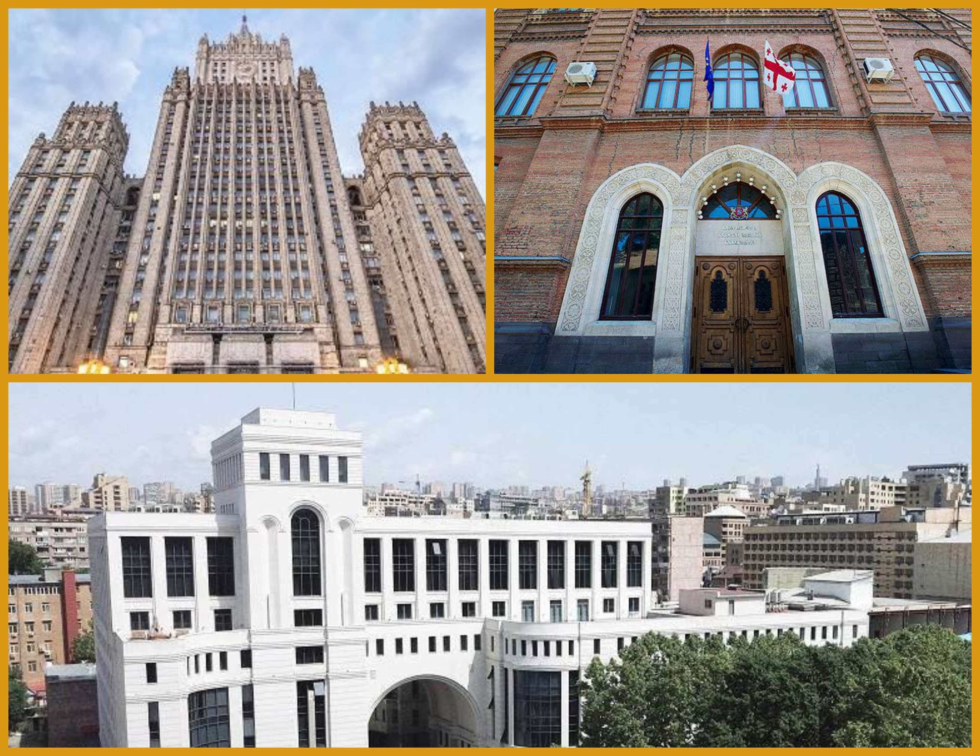 Countries that establish diplomatic activity with Armenia through Russia and Georgia