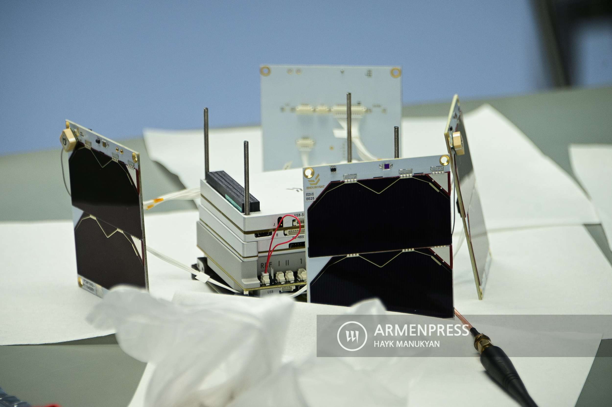 The first Armenian-made satellite will be sent into space on a SpaceX rocket at the end of November. "Armenpress"