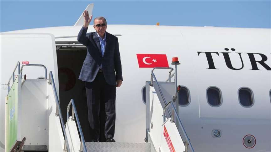 Erdogan left for India to attend the G20 summit