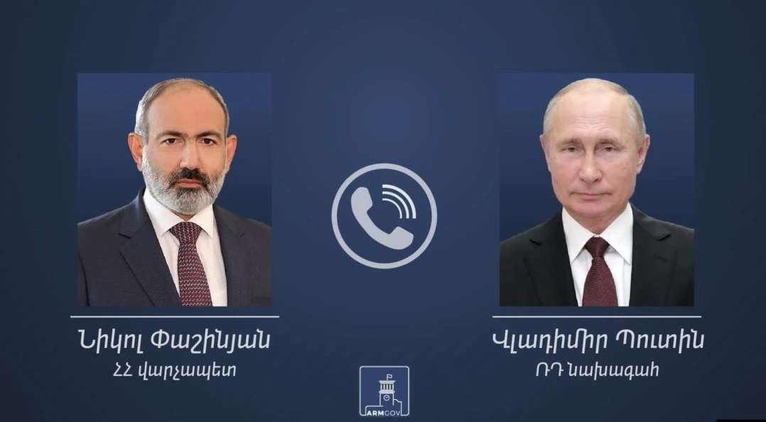 Փաշինյանն ու Պուտինը քննարկել են սահմանային լարված իրավիճակը