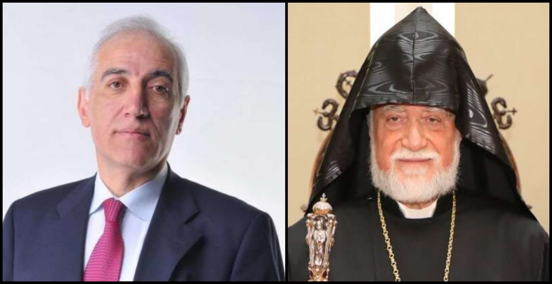 Vahagn Khachaturyan congratulated Catholicos Aram I on his election as the president of the World Council of Churches
