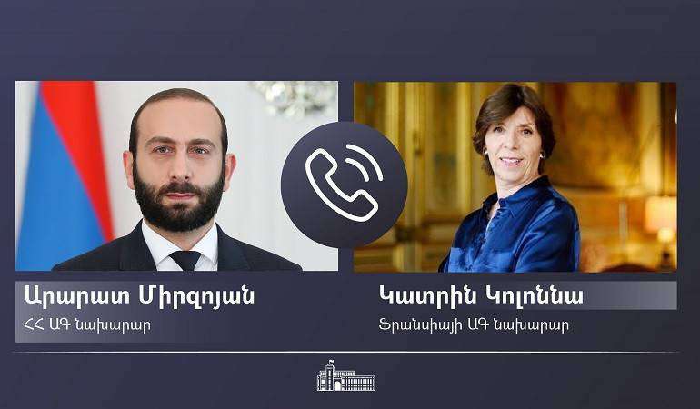 Mirzoyan presented the situation created as a result of the aggression of the Azerbaijani Armed Forces to the French Foreign Minister