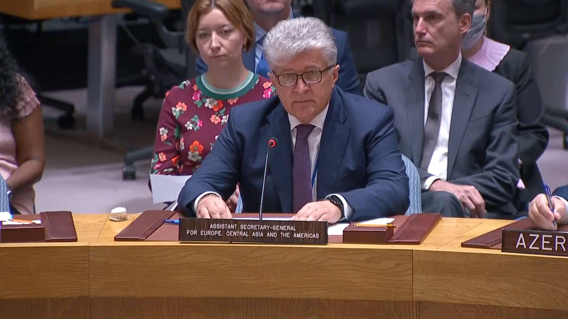 "It is necessary to act constructively, to put pressure on the parties so that they work towards a peaceful settlement." Miroslav Jenca