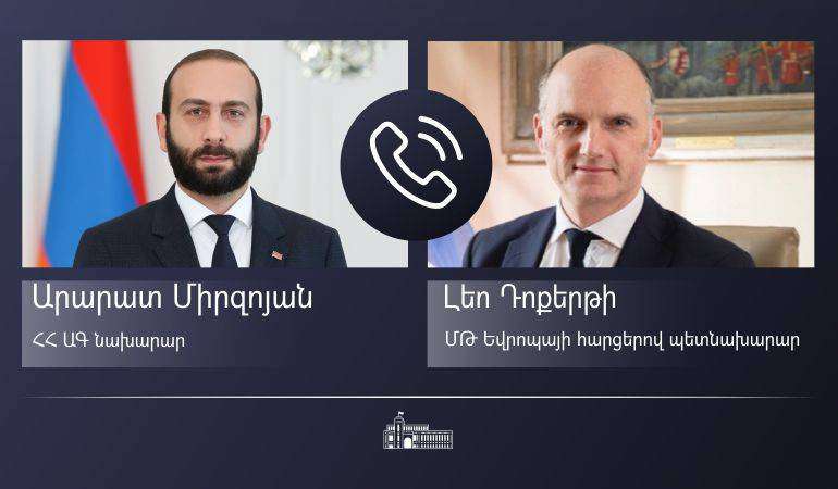 ՀՀ ԱԳ նախարարը Լեո Դոքերթիին է ներկայացրել Ադրբեջանի ագրեսիայի հետևանքով ստեղծված իրավիճակը