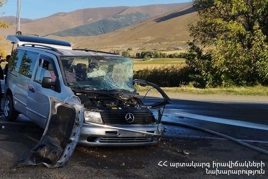 ՃՏՊ՝ հրդեհի բռնկմամբ․ կան տուժածներ