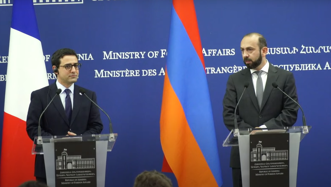 Press conference of RA and French Foreign Ministers (LIVE)