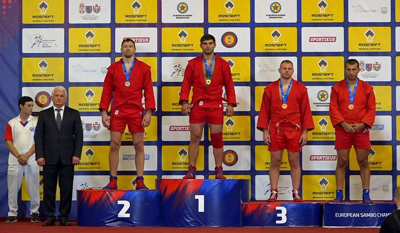 Арсен Ханджян, чемпион Европы по самбо