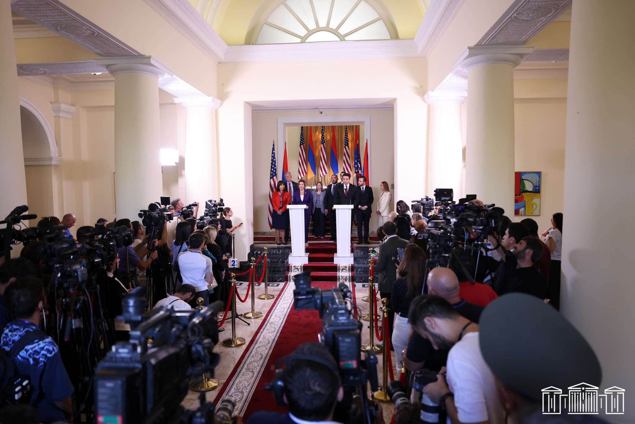 Հայտարարություն մամուլի համար․ Ալեն Սիմոնյան եւ Նենսի Փելոսի. (տեսանյութ)