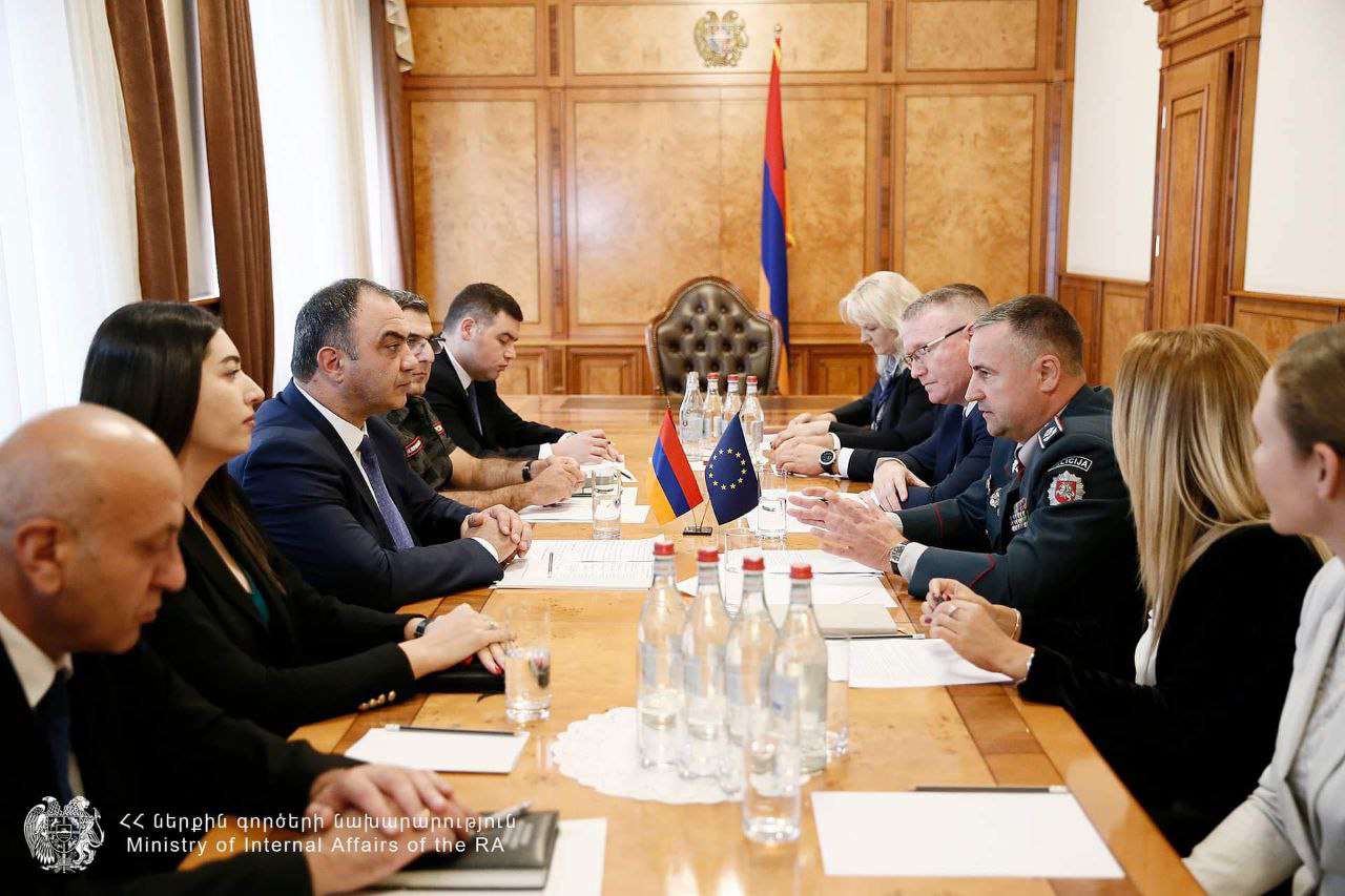 Վահե Ղազարյանն ընդունել է Լիտվայի ոստիկանության գլխավոր կոմիսար-գեներալին