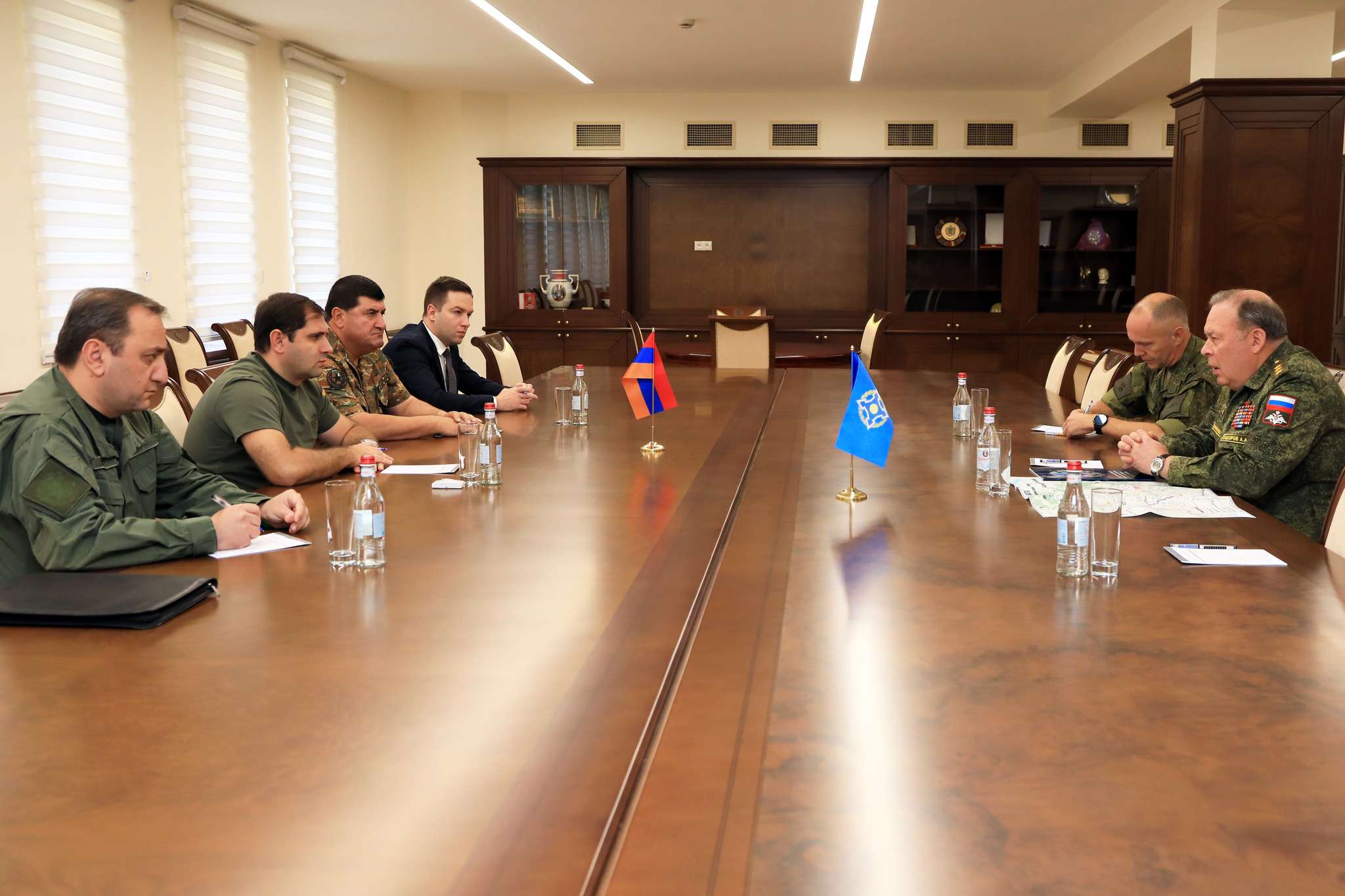 Сурен Папикян принял начальника Объединенного штаба ОДКБ
