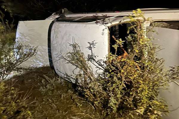 Լճափ գյուղի մոտ մեքենան կողաշրջվել է․ կան տուժածներ