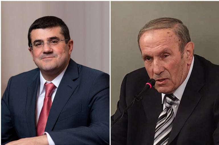 Լևոն Տեր-Պետրոսյանն ընդունել է ԼՂՀ նախագահ Արայիկ Հարությունյանին