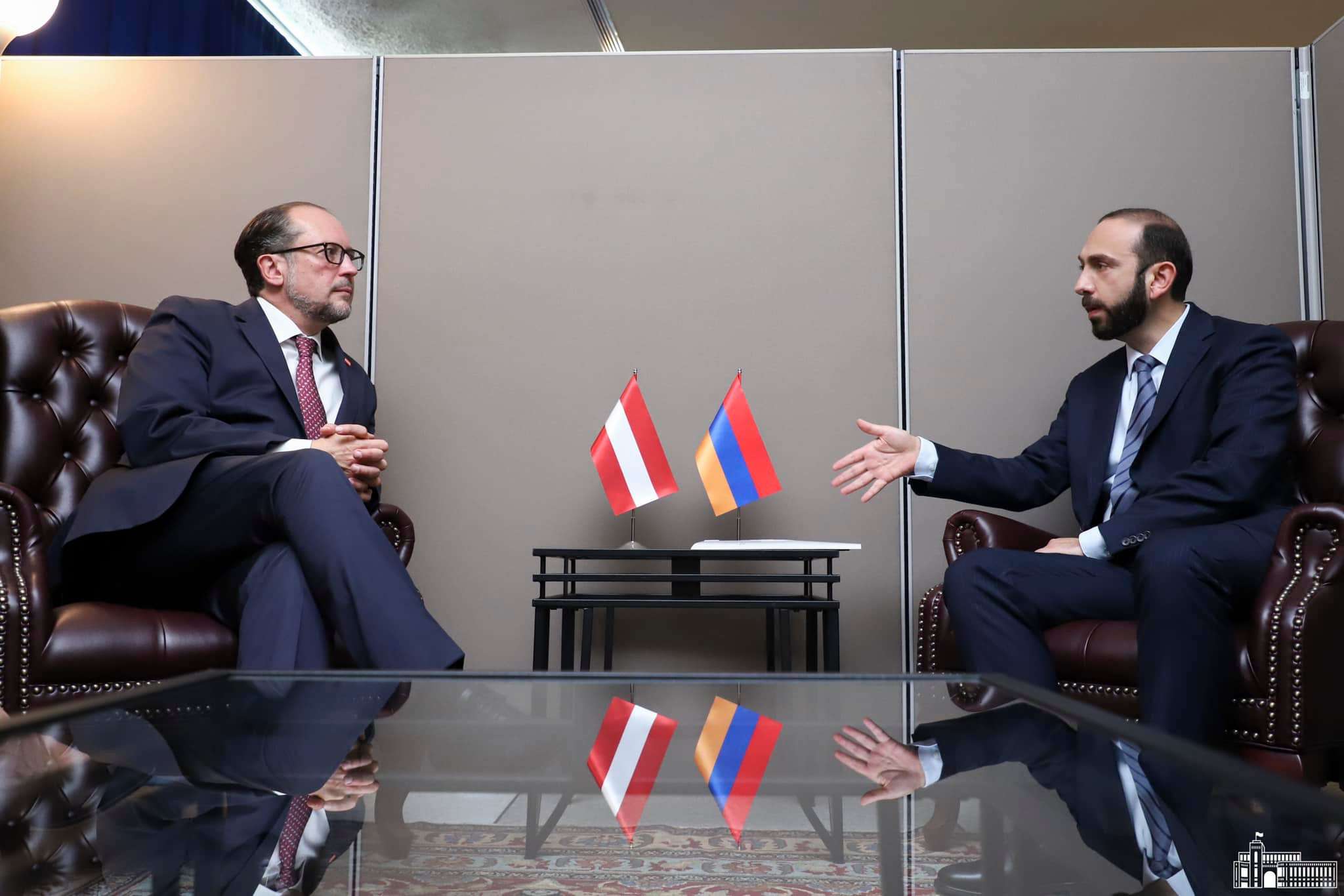 The international community should put pressure on Azerbaijan, Mirzoyan told the Austrian minister