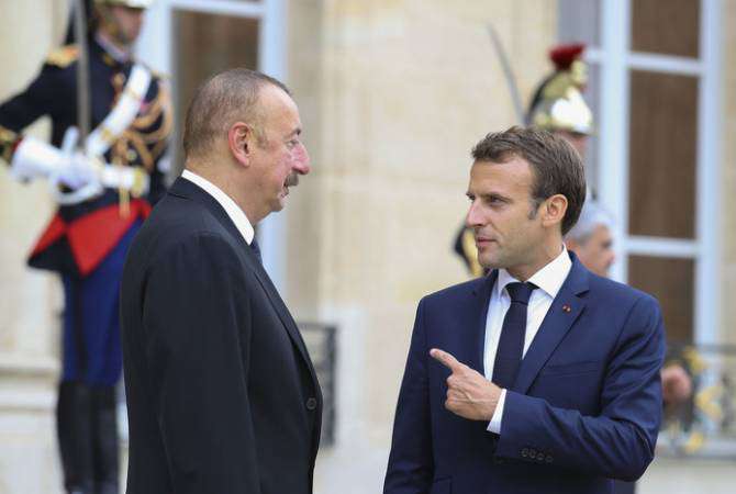 In the conversation with Aliyev, Macron condemned Azerbaijan's actions and demanded guarantees
