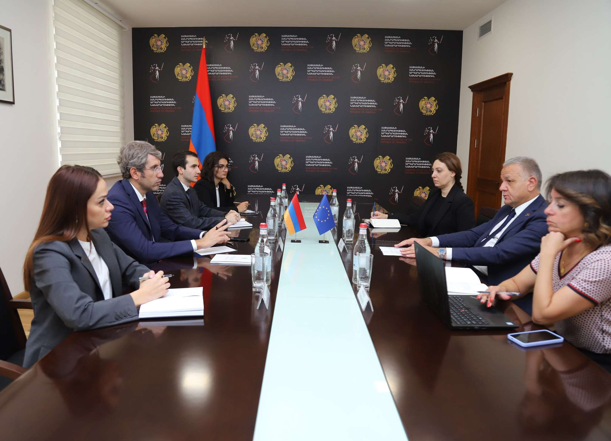 Minasyan and the EU ambassador discussed the possibility of deepening cooperation in the field of justice