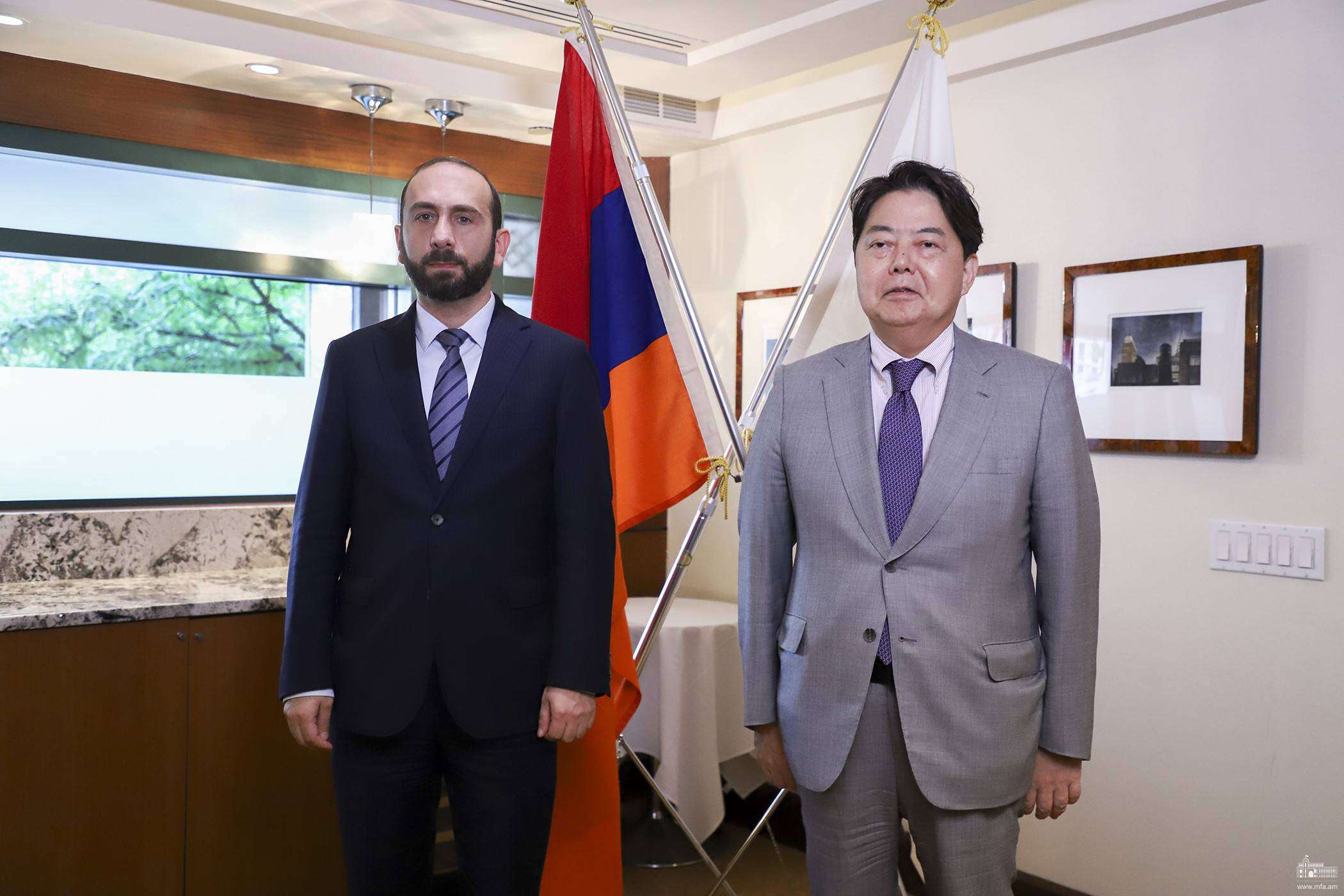 Արարատ Միրզոյանը Ճապոնիայի ԱԳ նախարարին ներկայացրել է ադրբեջանական ռազմական ագրեսիայի հետևանքները