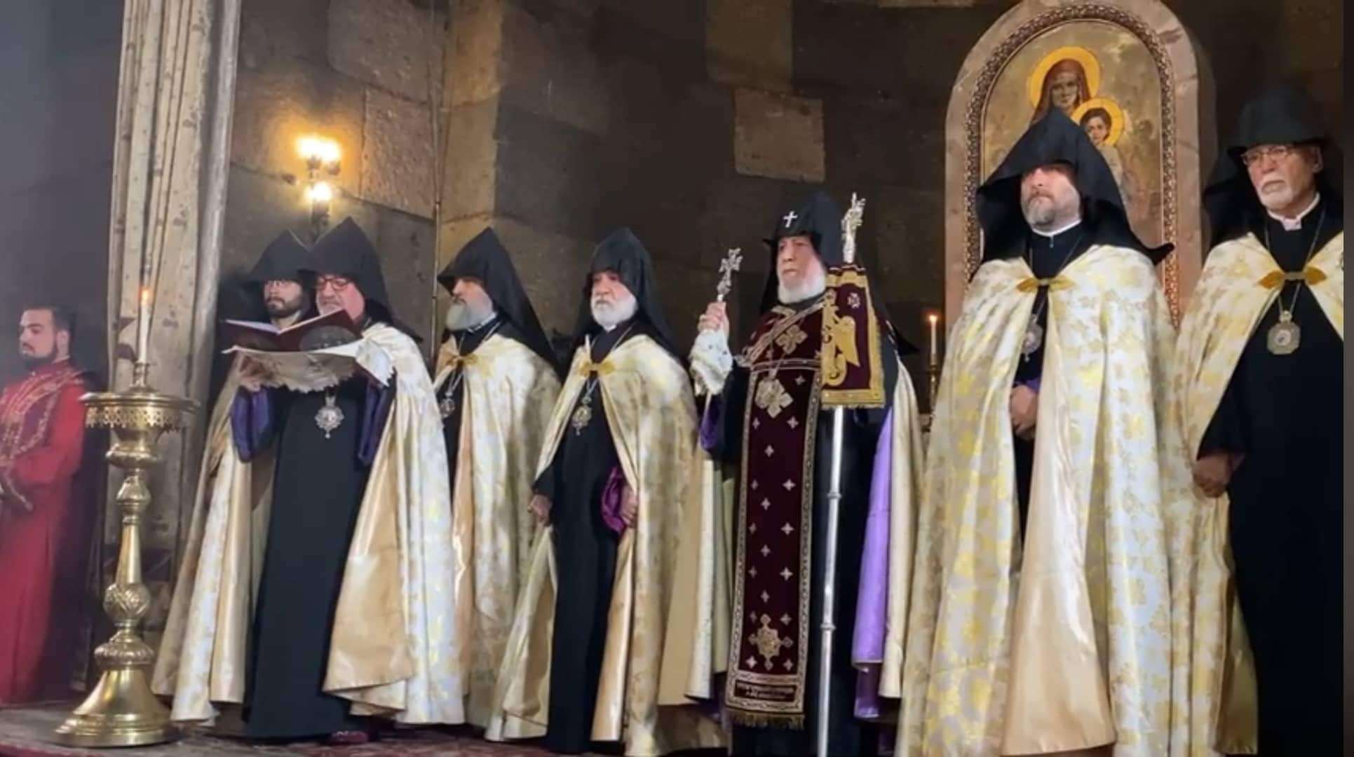 Հայաստանի  անկախության 31-ամյակի առիթով Մայր Աթոռում Հանրապետական մաղթանք է կատարվել