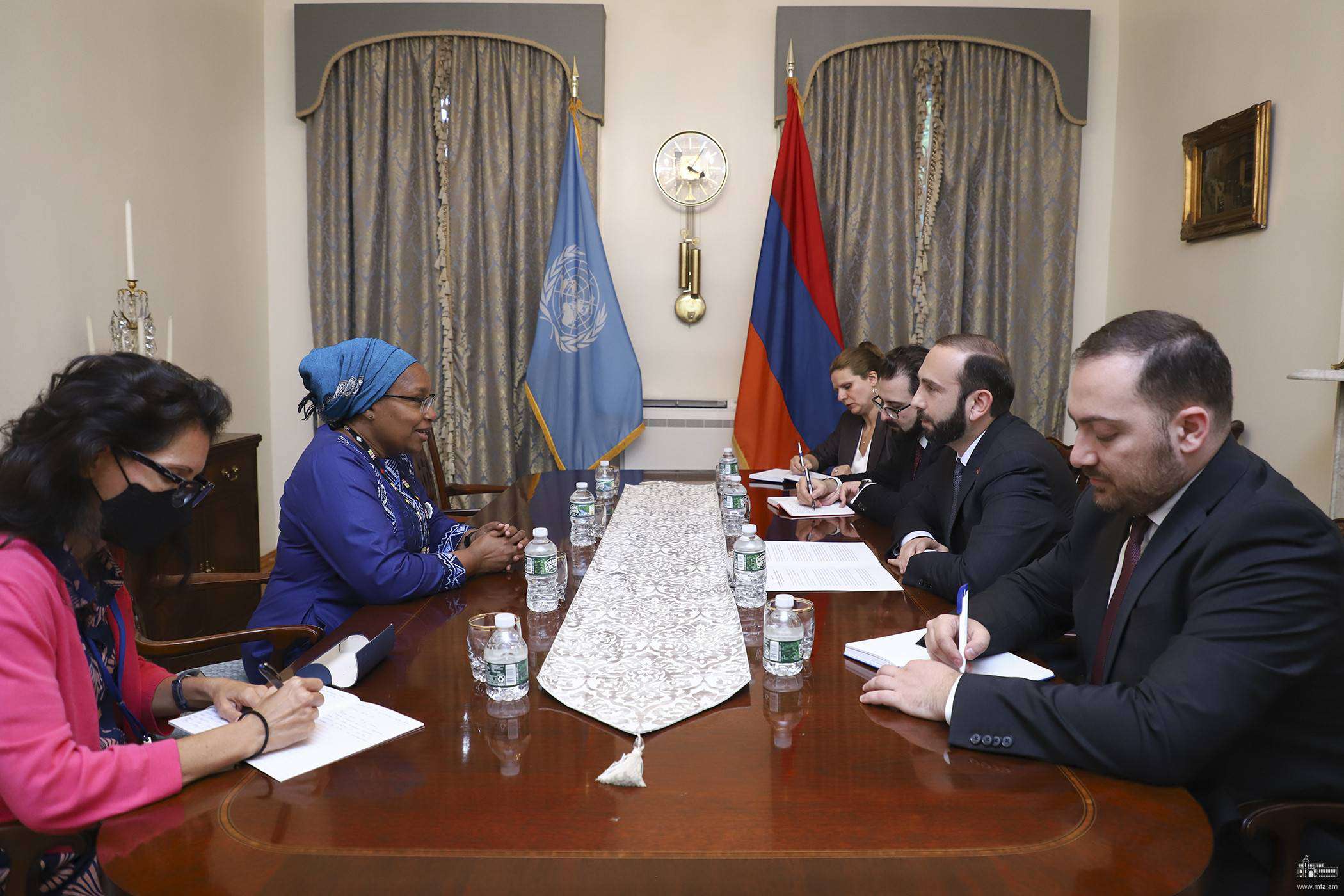 Mirzoyan drew attention to continuous gross violations of international and humanitarian law by Azerbaijan