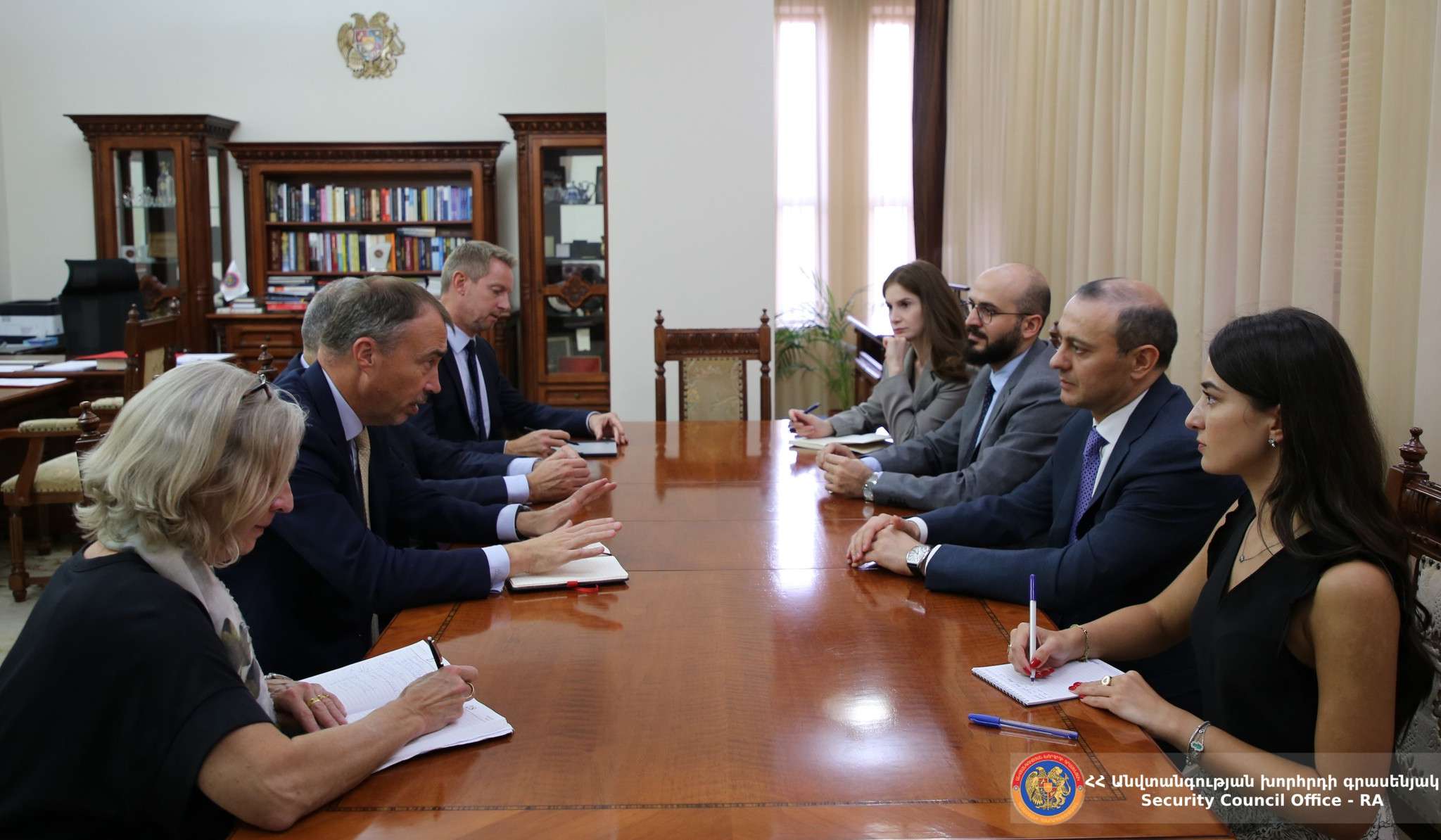 The Secretary of the RA Council of Ministers and Toivo Klaar discussed the regional security situation