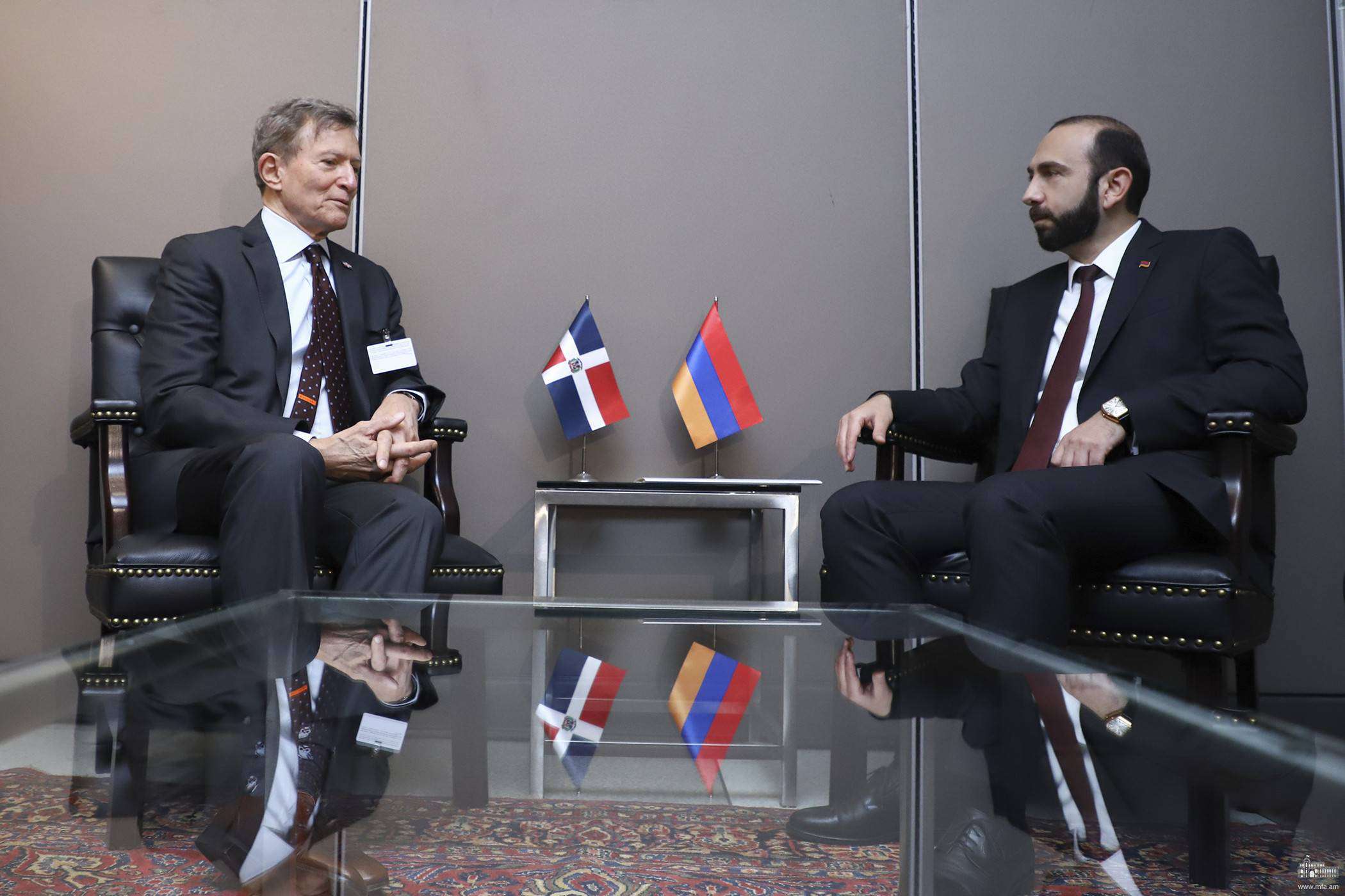 Արարատ Միրզոյանը հանդիպել է Դոմինիկյան Հանրապետության արտաքին հարաբերությունների նախարարի հետ