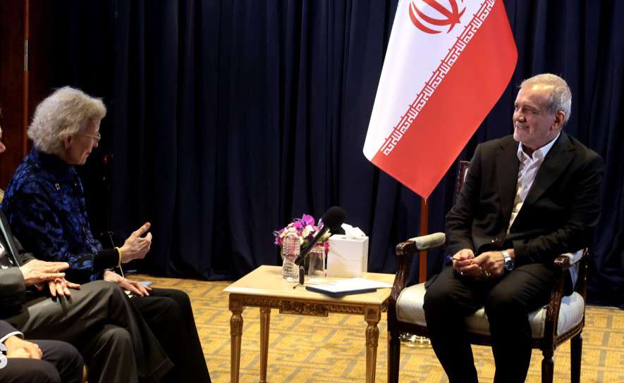 "Iran's priority is its neighbors." Pezeshkian