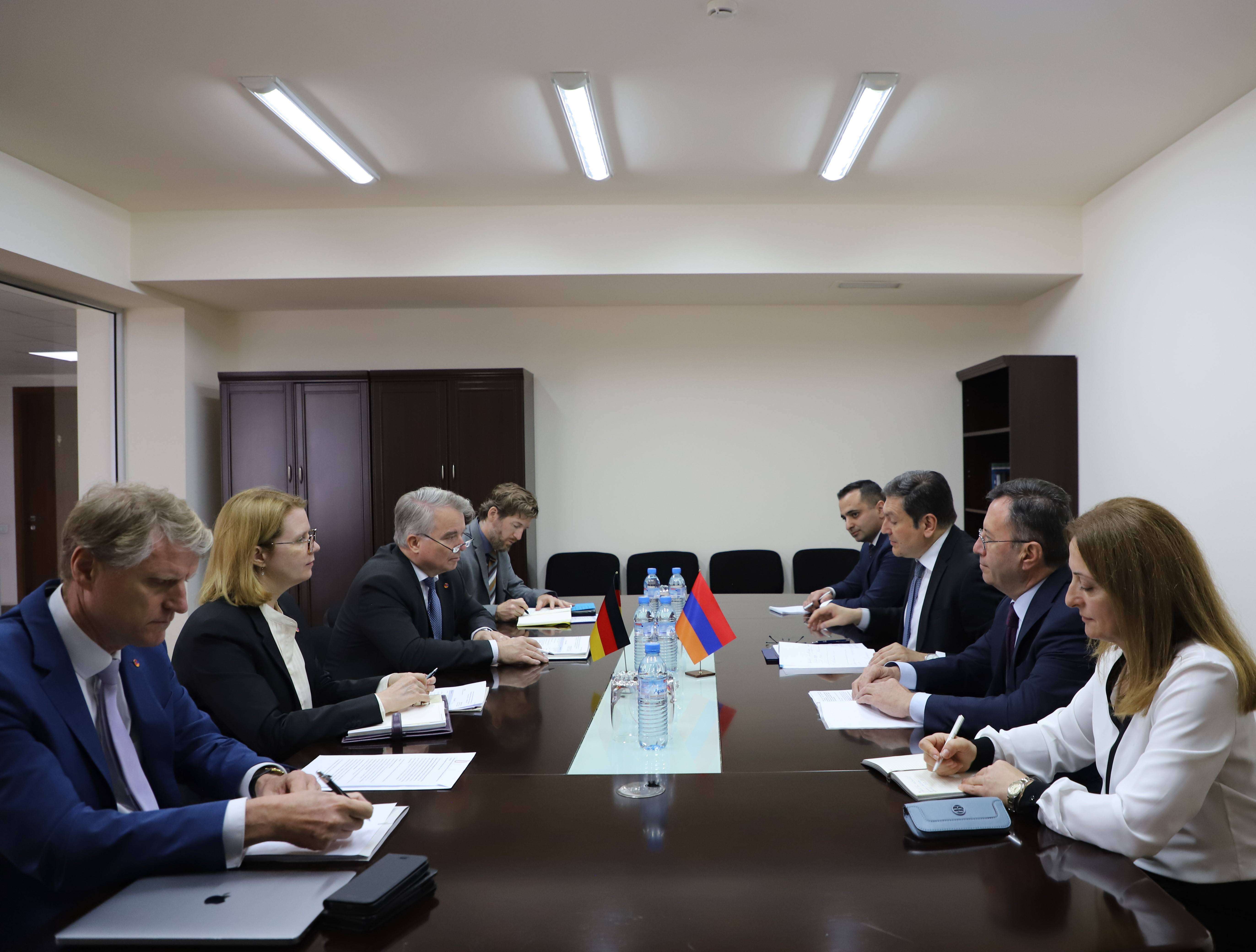 Armenia and Germany discussed issues of the RA-EU agenda