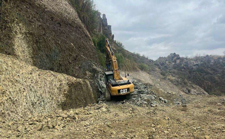 Խոտ-Որոտան ճանապարհի փլուզված հատվածում ընթանում են շինաշխատանքներ