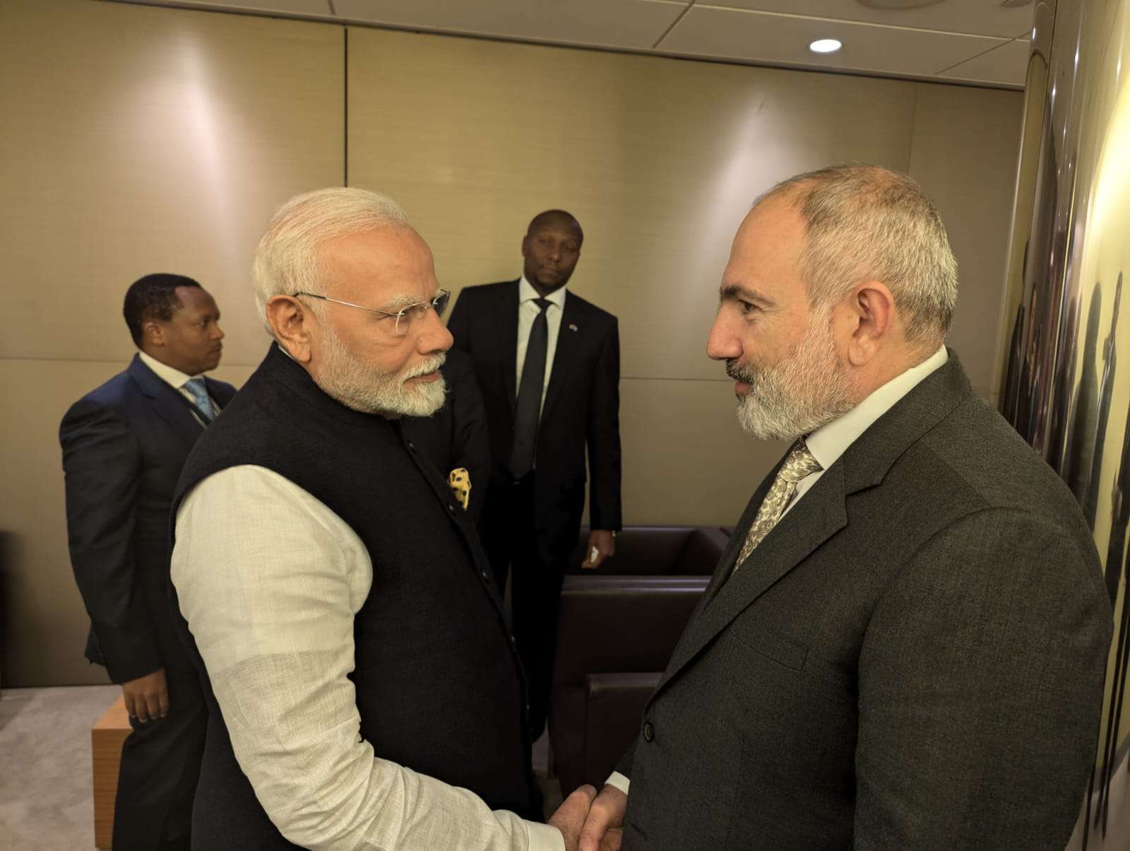 Prime Ministers of Armenia and India met at the United Nations