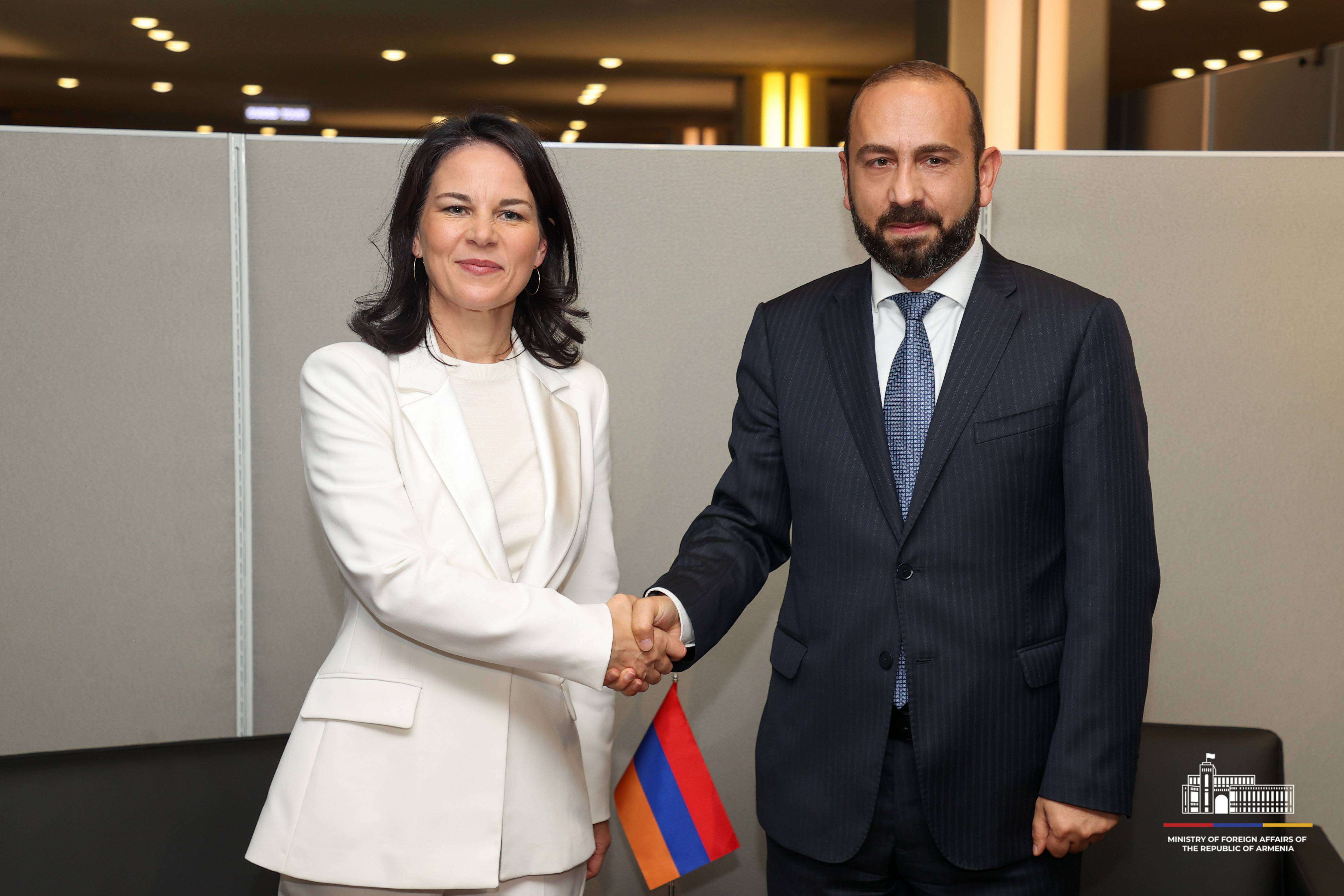 "We are studying new perspectives of cooperation with the EU." Mirzoyan to Baerbock