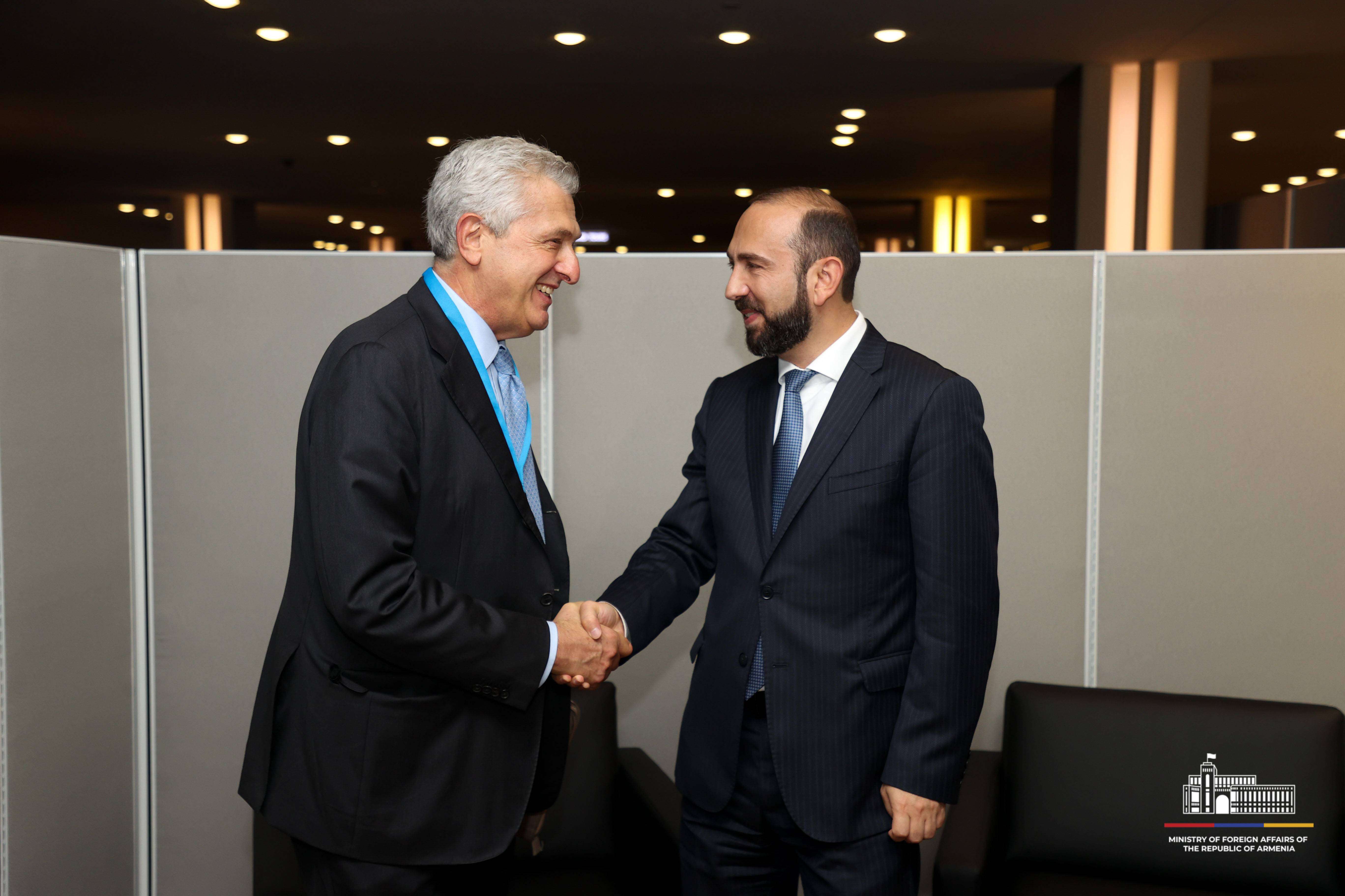 Mirzoyan presented Grandi with the latest discussions with Azerbaijan
