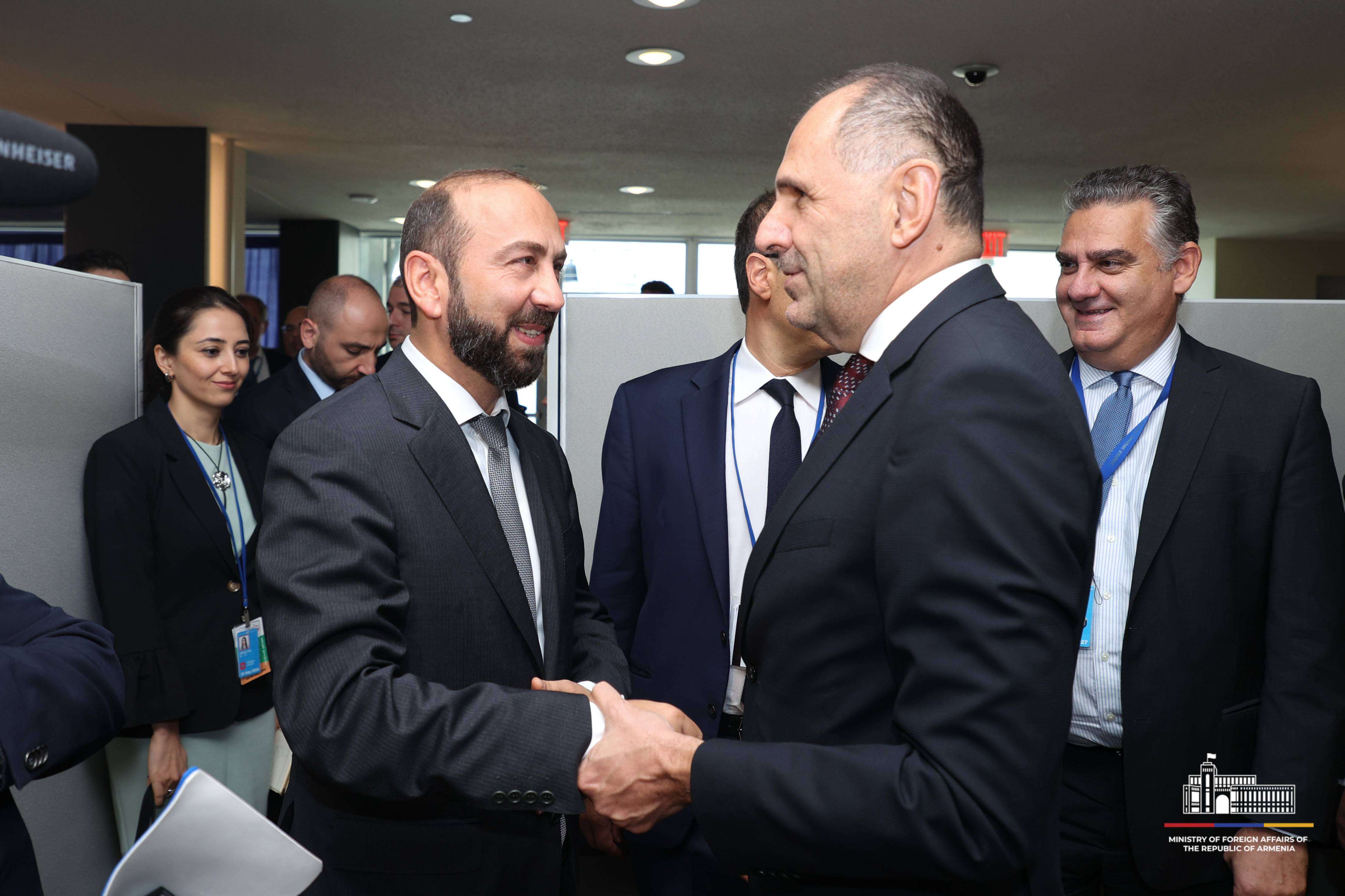 Mirzoyan highly appreciated Greece's support