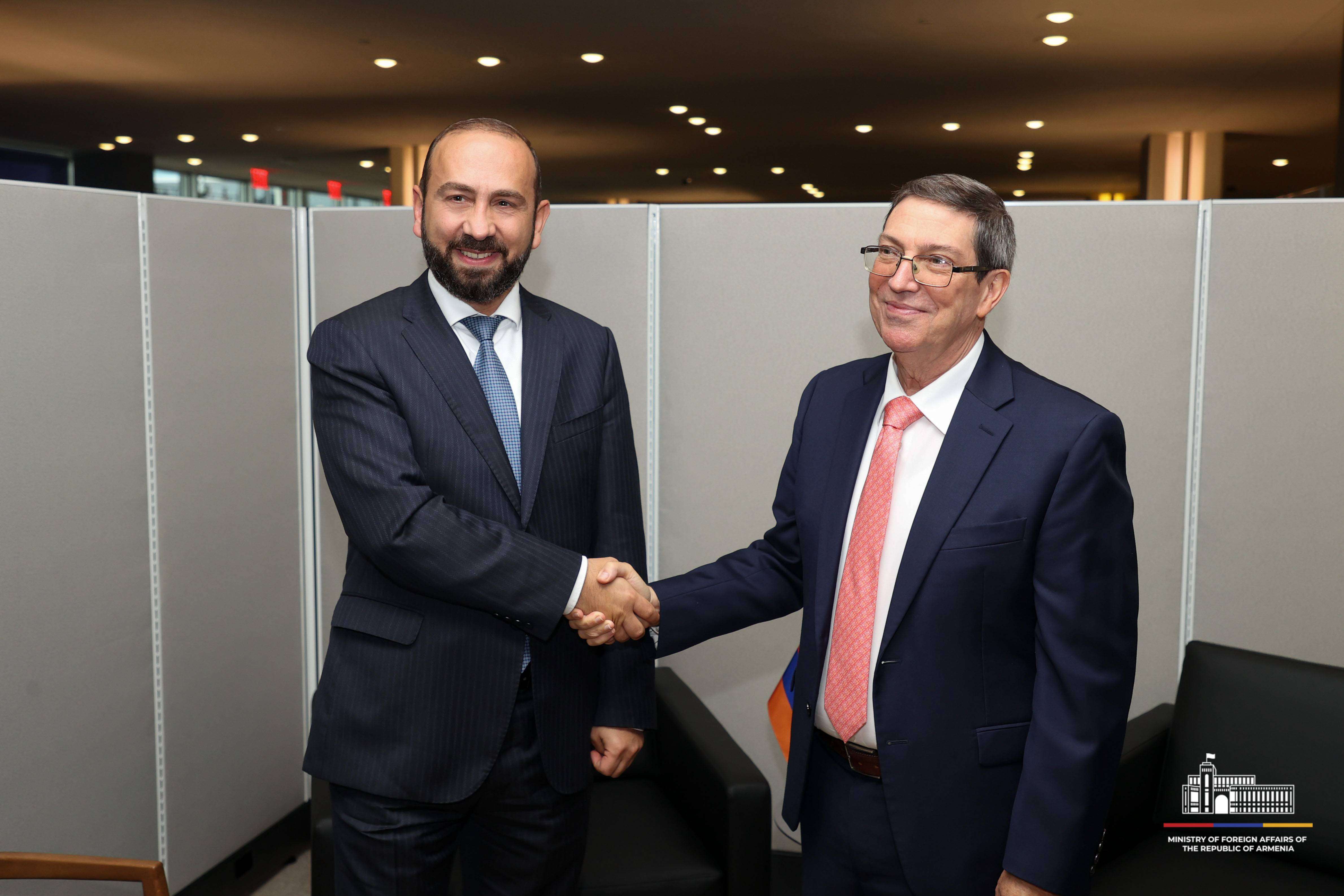 Կուբայի ԱԳ նախարարի հետ քննարկվել են համագործակցության հարցեր
