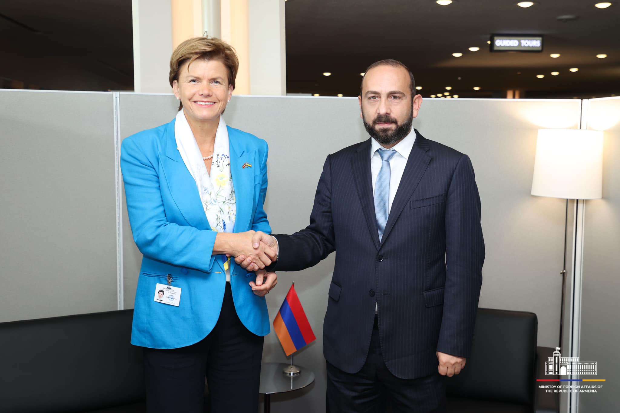 Ararat Mirzoyan met with the Foreign Minister of Latvia