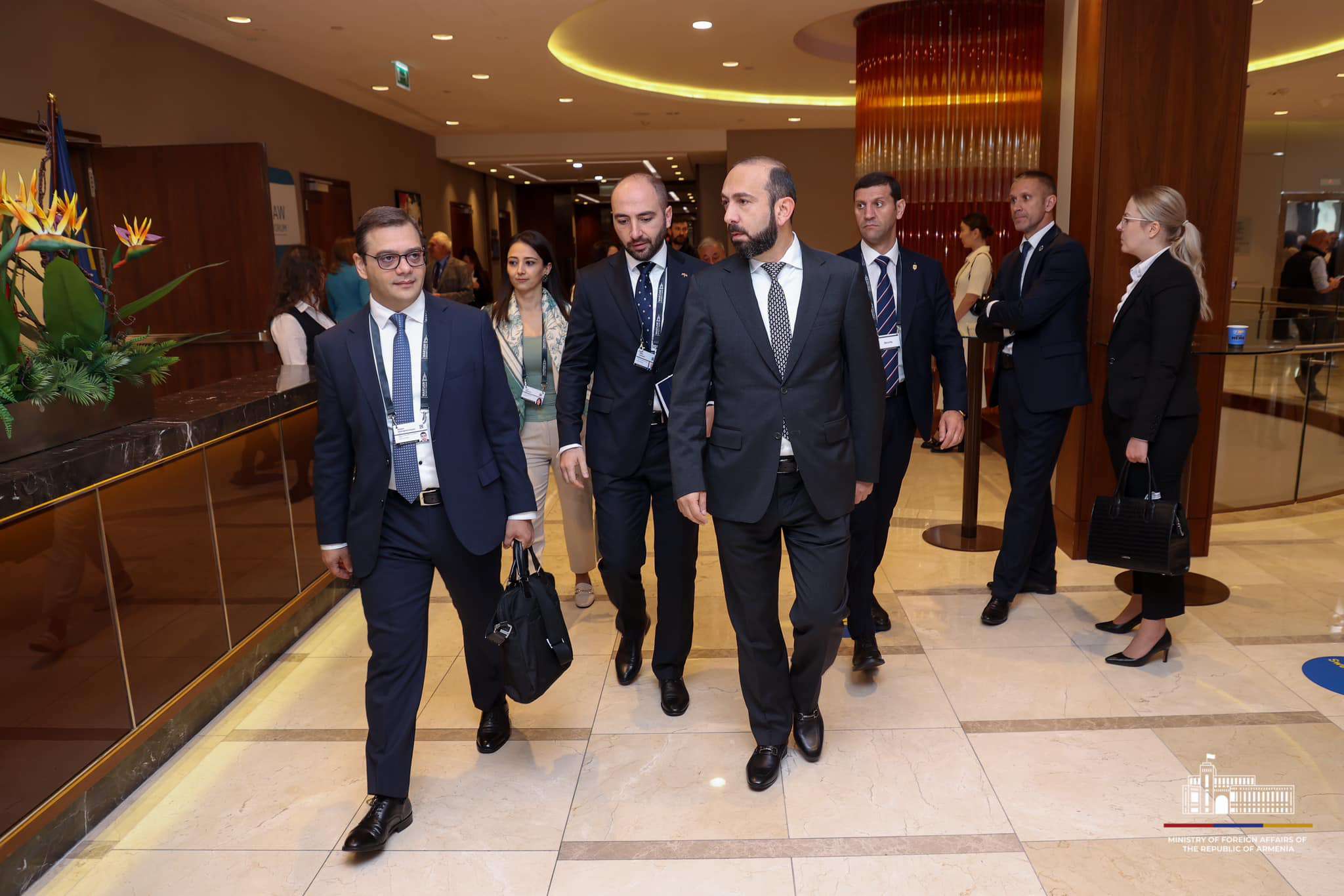 Mirzoyan participated in the Warsaw Security Forum