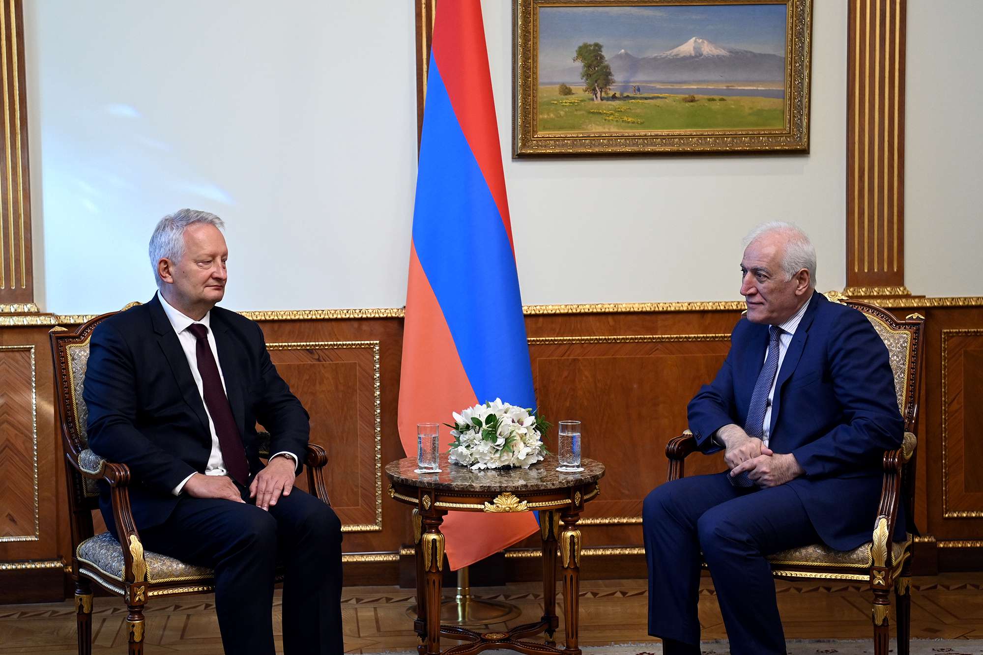 Vahagn Khachaturyan received the German ambassador