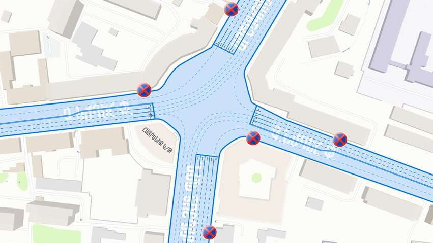 Երթևեկության փոփոխություն՝  Արշակունյաց պողոտա-Գարեգին Նժդեհ փողոց խաչմերուկում (ՏԵՍԱՆՅՈՒԹ)