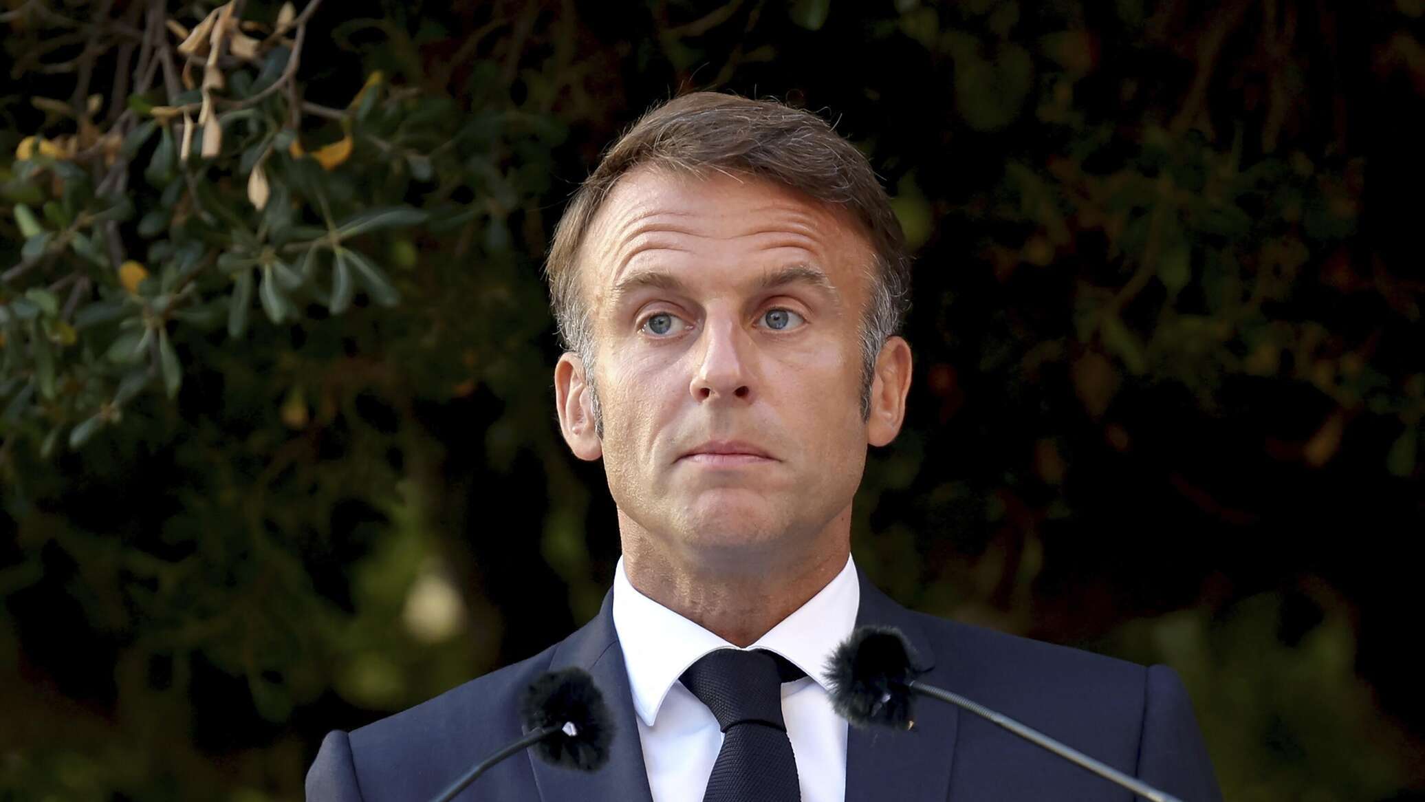Macron called for an end to arms supplies to Israel for military operations in the Gaza Strip