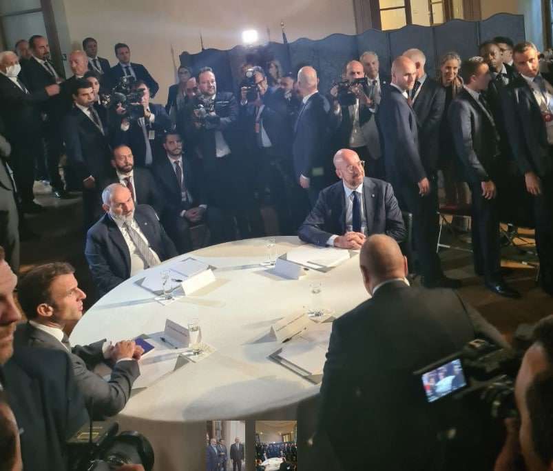 В Праге началась четырехсторонняя встреча Пашинян-Мишель-Макрон-Алиев