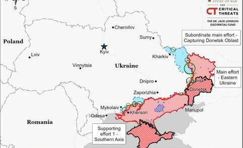 Ukraine continues its counterattack in the direction of Kherson and Luhansk