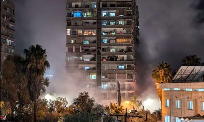 Israel hit Damascus; there were casualties