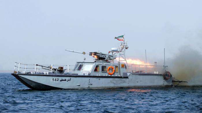 Iran is conducting military exercises in the Persian Gulf.