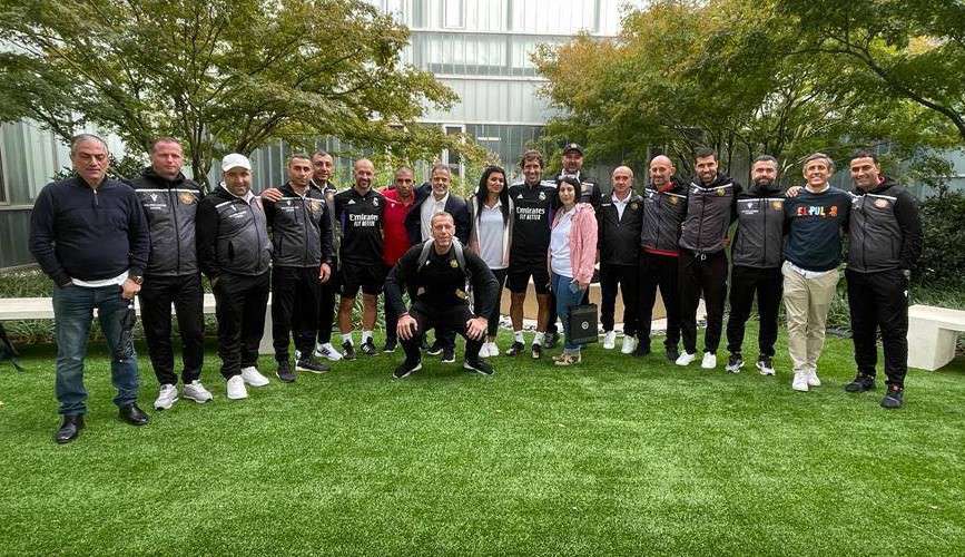 Armenian coaches visited the training base of "Real Madrid" and met with the legendary Raul