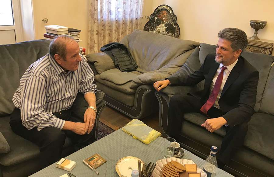 Լևոն Տեր-Պետրոսյանը հյուրընկալել է Կարո Փայլանին